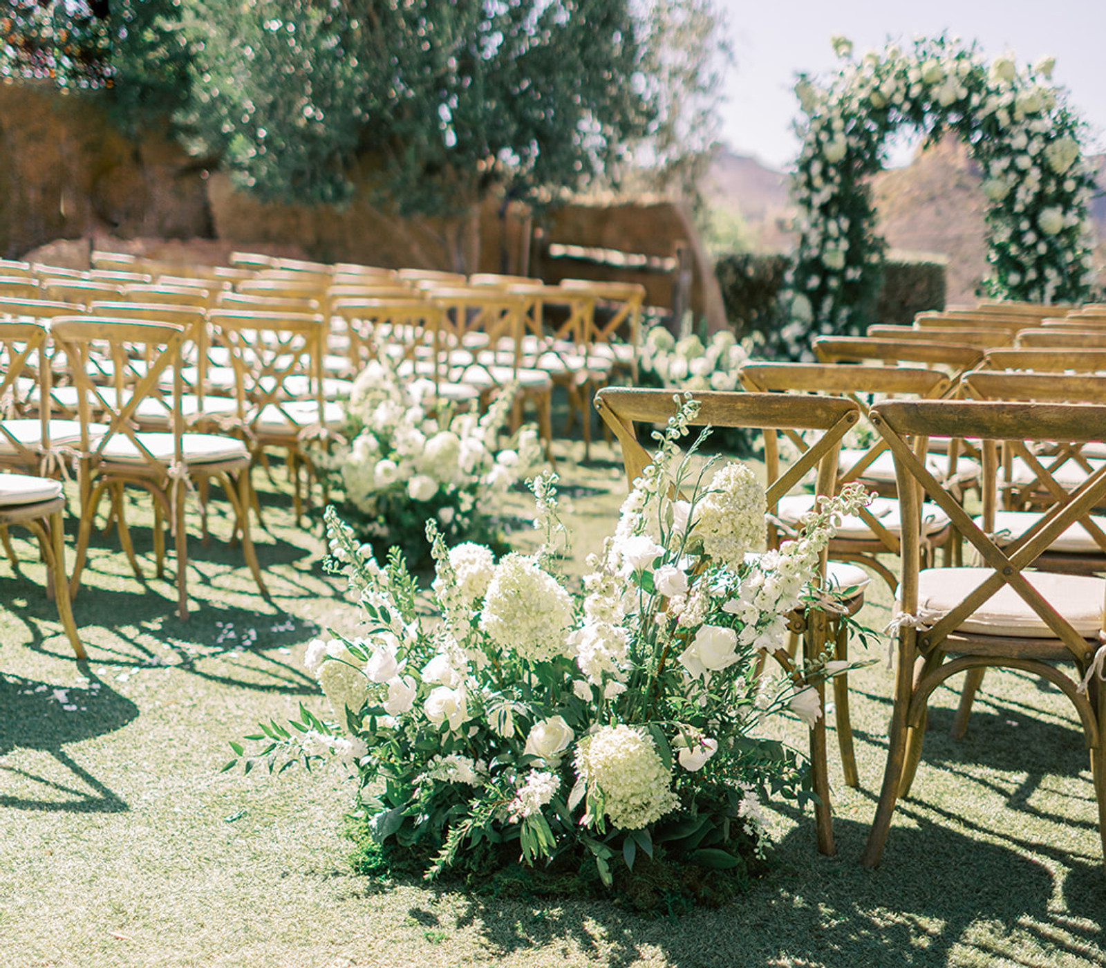 Refined bridal bouquet and personal florals at Cielo Farms