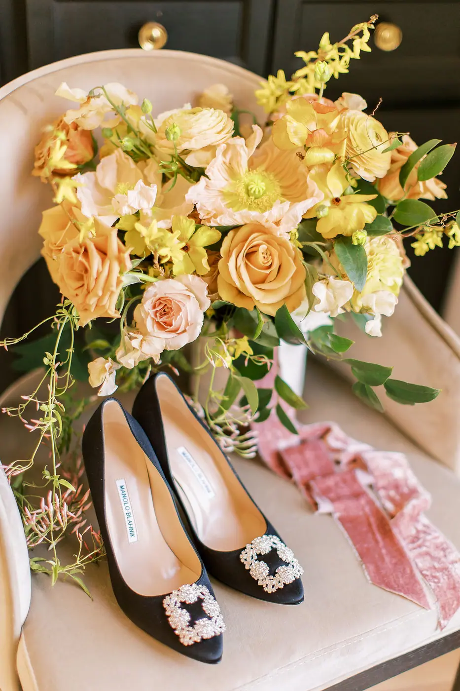 Golden Wedding Floral Designs | Velvet Blooms Portfolio