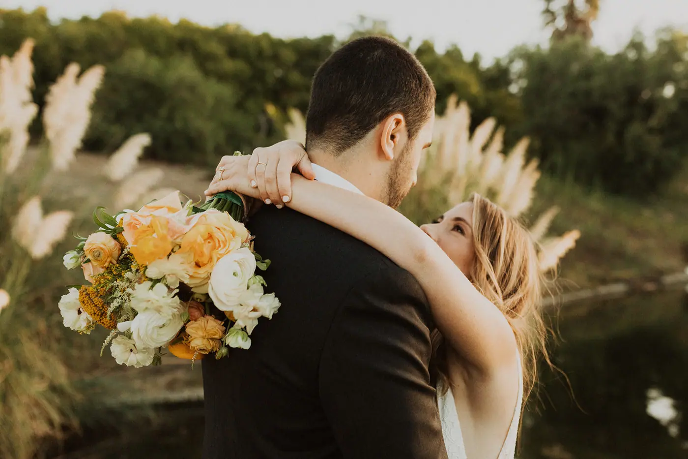 Golden Wedding Floral Designs | Velvet Blooms Portfolio