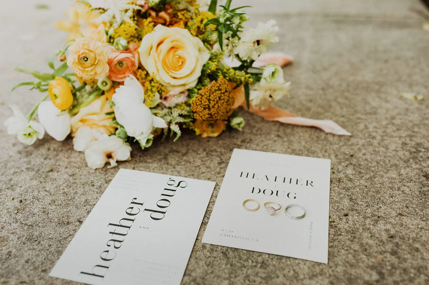 Golden Wedding Floral Designs | Velvet Blooms Portfolio